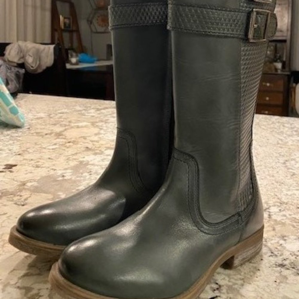 ROAN Tall Boot - Grey Nappa